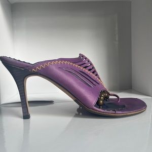 Manolo Blahnik beaded heels- size 38- COA